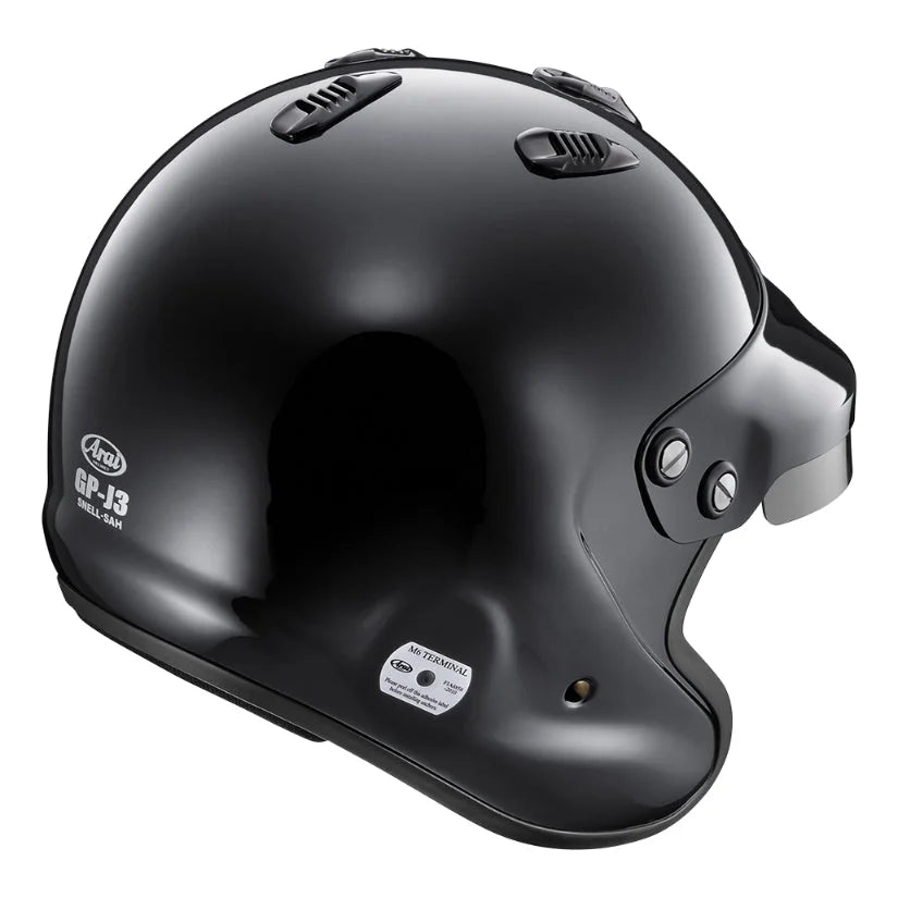 arai fia helmet Arai GP-J3 Black Racing Helmet FIA-8859-2015