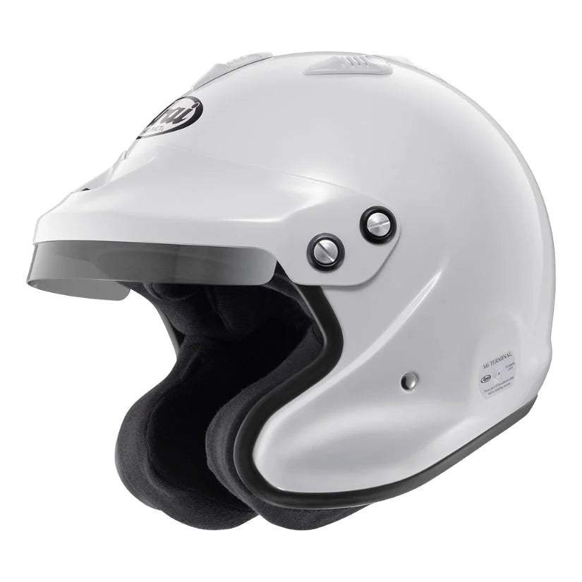 Arai GP-J3 White Racing Helmet FIA-8859-2015