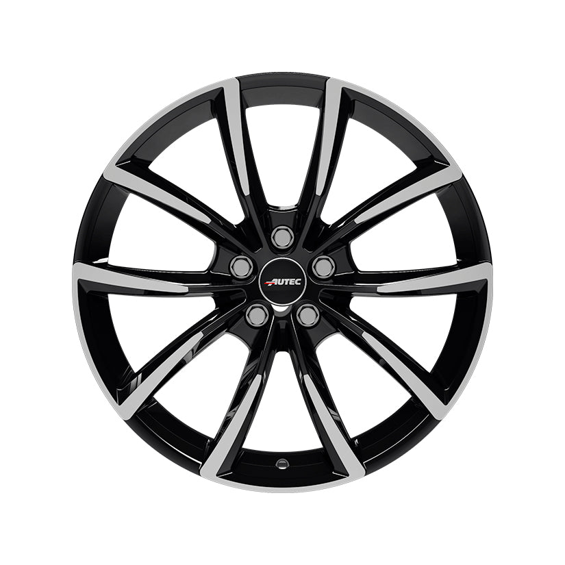 AUTEC Astana Alloy Wheel 21x9 ET43 5x108 Black Polished 63.3mm CB