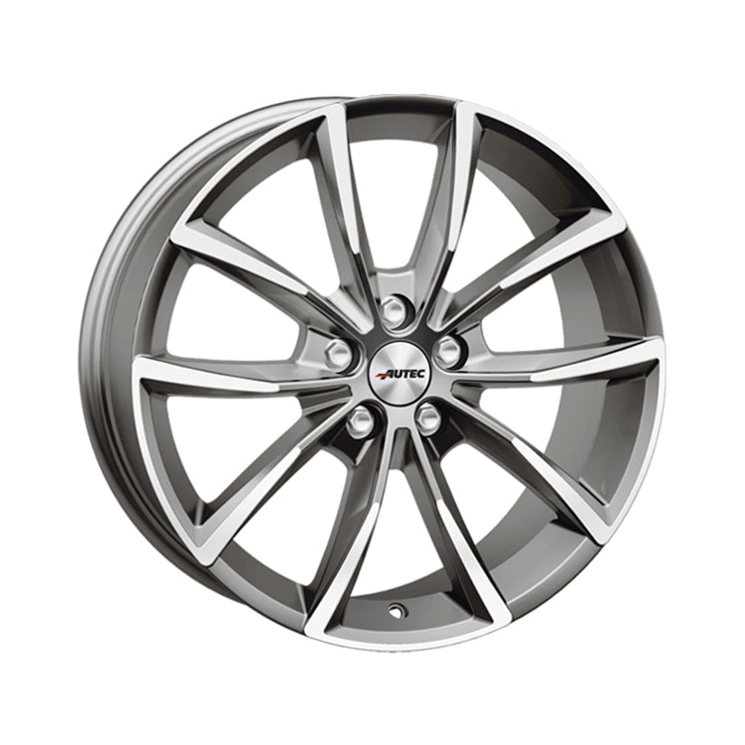 AUTEC Astana Alloy Wheel 21x9 ET35 5x112 Titanium Silver Polished 66.5mm CB
