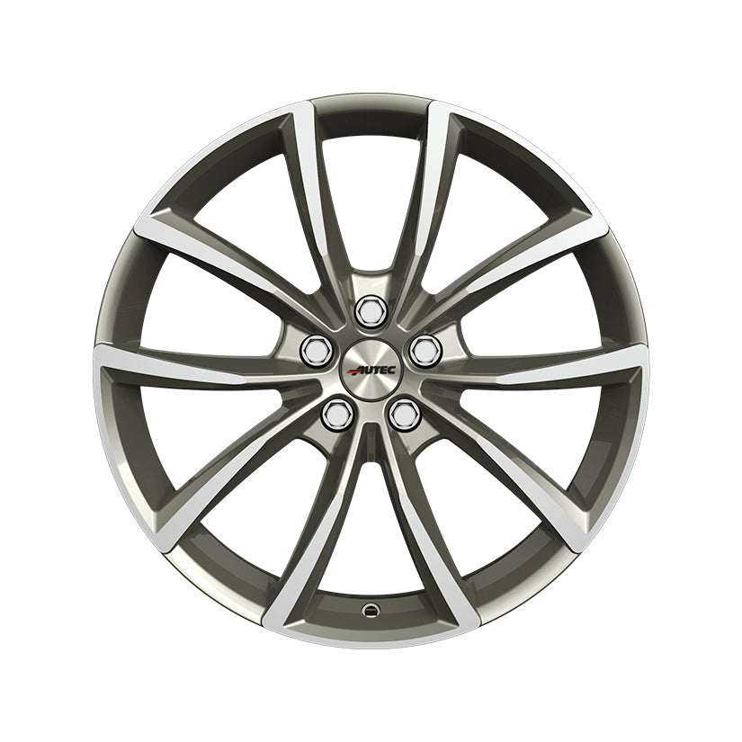 AUTEC Astana Alloy Wheel 20x9 ET45 5x114 Titanium Silver Polished 70mm CB