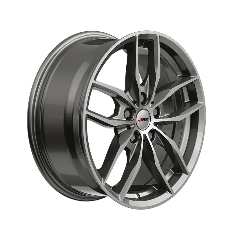 AUTEC Bavaris Alloy Wheel 17x7.5 ET52 5x112 Titanium Silver Polished 66.6mm CB