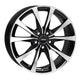 AUTEC Brixen Alloy Wheel 16x6.5 ET50 5x108 Black Polished 63.3mm CB
