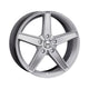 AUTEC Delano Alloy Wheel 19x8 ET45 5x112 Hyper Silver 70mm CB