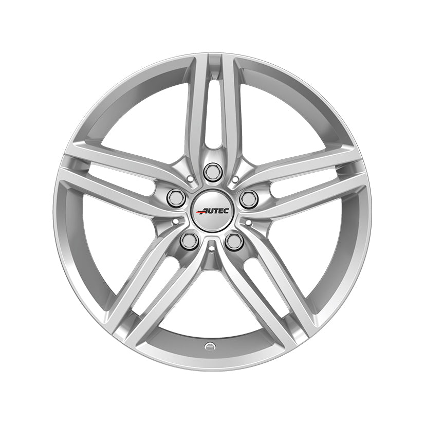 AUTEC Kitano Alloy Wheel 16x7 ET25 5x112 Brilliant Silver 66.6mm CB