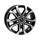 AUTEC Kiso Alloy Wheel 16x6.5 ET44 5x120 Black Polished 65.1mm CB