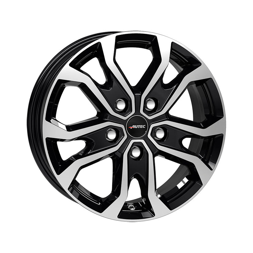 AUTEC Kiso Alloy Wheel 17x7 ET62 5x130 Black Polished 78.1mm CB