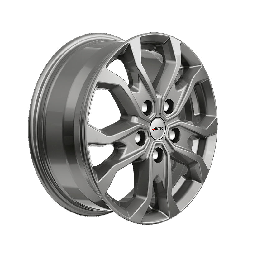 AUTEC Kiso Alloy Wheel 17x7 ET62 5x130 Titanium Silver 89mm CB