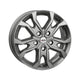 AUTEC Kiso Alloy Wheel 17x7 ET62 5x130 Titanium Silver 89mm CB