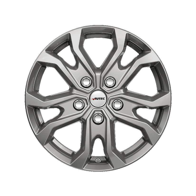 AUTEC Kiso Alloy Wheel 18x7.5 ET45 5x120 Titanium Silver 65.1mm CB