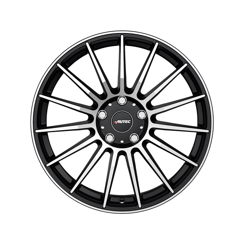 AUTEC Lamera Alloy Wheel 17x7.5 ET45 5x112 Black Matt Polished 70mm CB