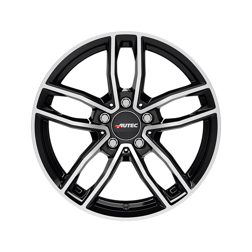 AUTEC Mercador Alloy Wheel 19x8 ET40 5x112 Black Polished 66.5mm CB