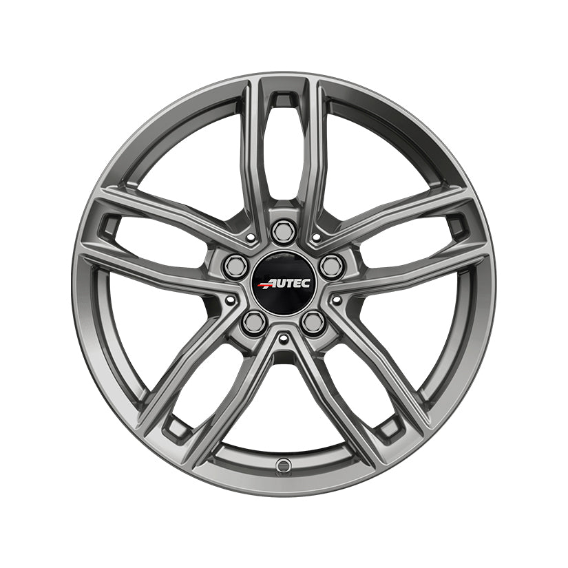 AUTEC Mercador Alloy Wheel 19x8 ET38 5x112 Titanium Silver 66.5mm CB