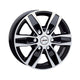 AUTEC Quantro Alloy Wheel 17x7 ET45 6x120 Black Polished 74.6mm CB