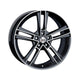 AUTEC Rias Alloy Wheel 20x8.5 ET40 5x120 Black Metallic Polished 64.1mm CB