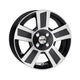 AUTEC Tigris Alloy Wheel 14x6 ET30 4x100 Black Polished 66.6mm CB