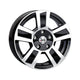 AUTEC Tigris Alloy Wheel 14x6 ET30 5x112 Black Polished 66.6mm CB