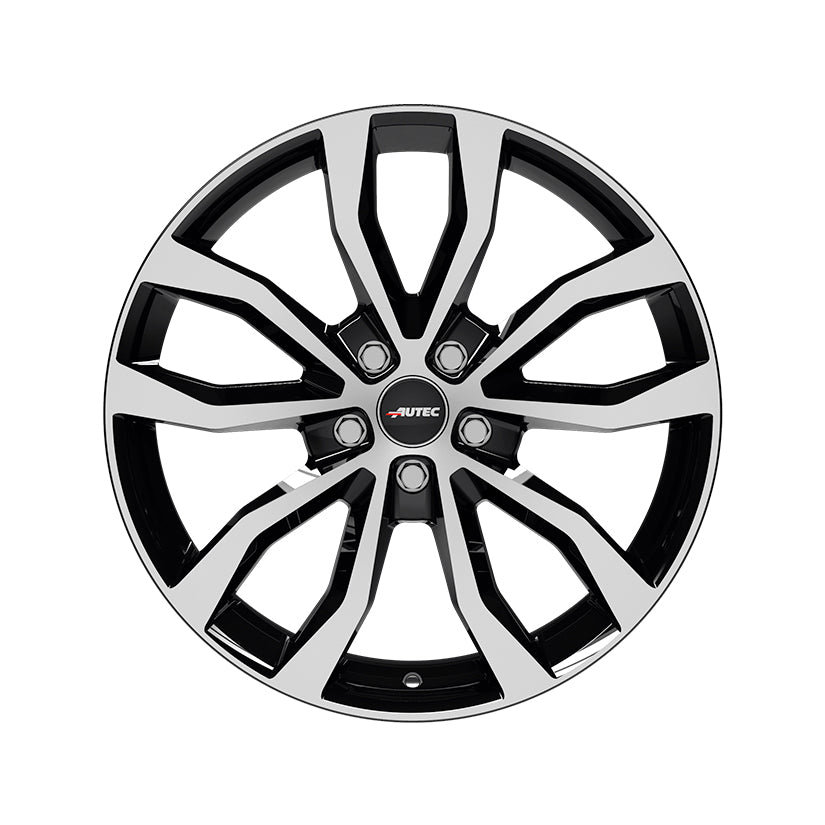 AUTEC Uteca Alloy Wheel 18x8 ET35 5x105 Black Polished 56.6mm CB