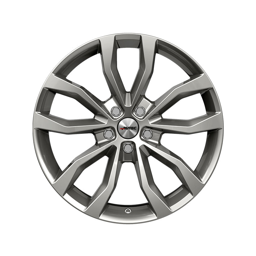 AUTEC Uteca Alloy Wheel 17x7.5 ET55 5x120 Titanium Silver 65.1mm CB