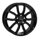 AUTEC Vidron Alloy Wheel 19x8 ET40 5x112 Black 57.1mm CB