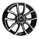 AUTEC Vidron Alloy Wheel 17x7 ET45 5x114 Black Polished 67.1mm CB