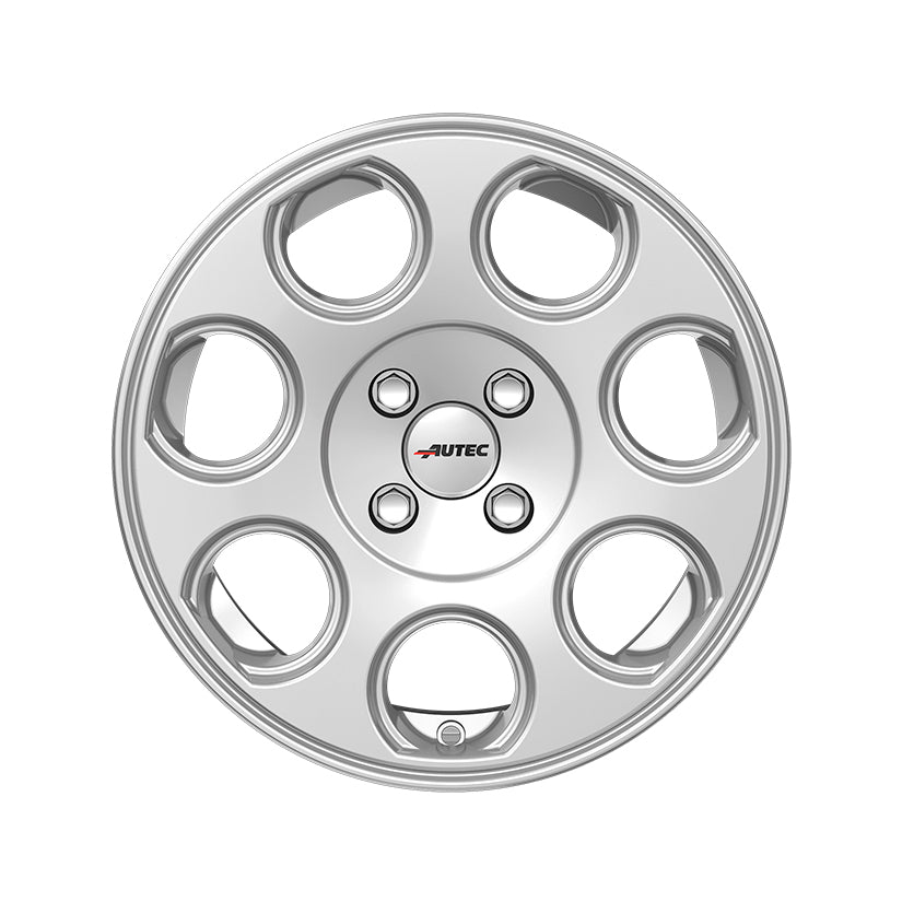 AUTEC Yuna Alloy Wheel 15x6 ET30 4x100 Brilliant Silver 66.6mm CB