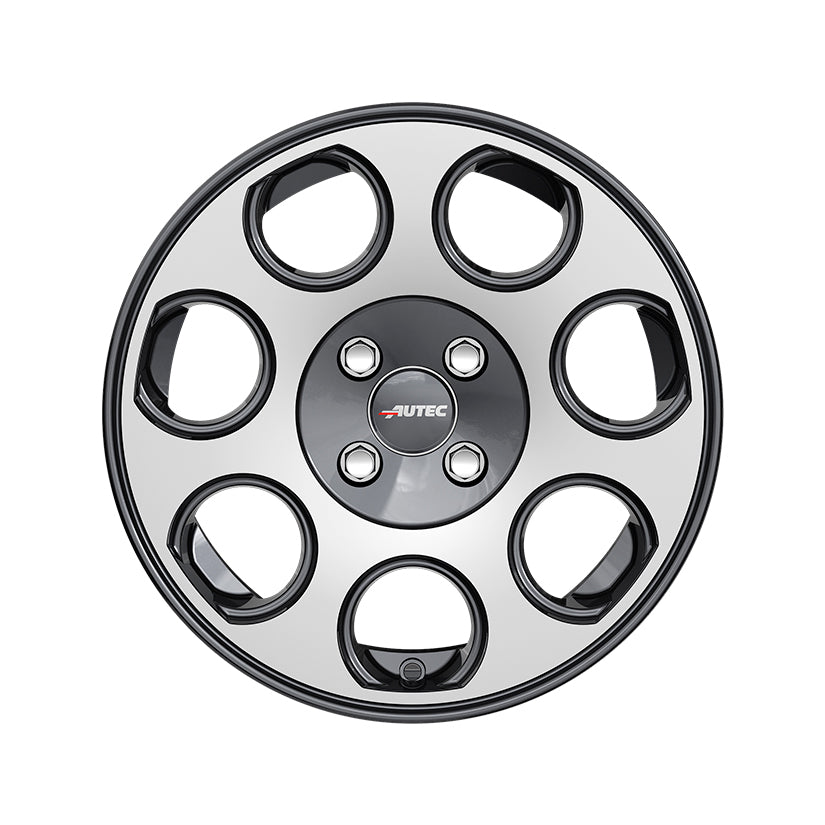 AUTEC Yuna Alloy Wheel 15x6 ET30 4x100 Graphite Polished 66.6mm CB