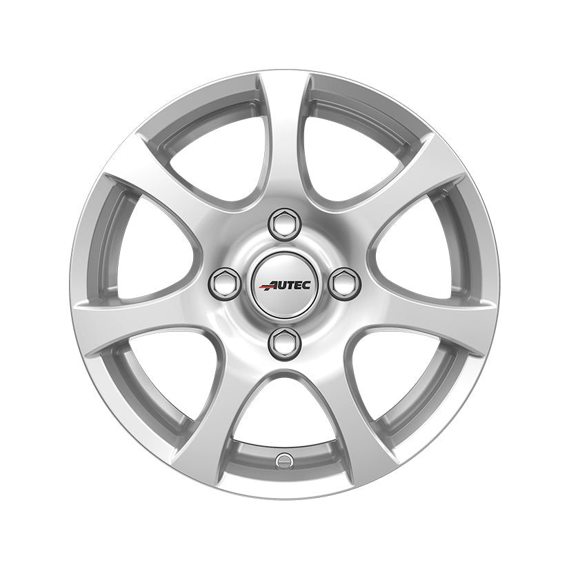 AUTEC Zenit Alloy Wheel 14x5.5 ET38 4x100 Brilliant Silver 60.1mm CB