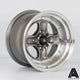 Autostar Classic Alloy Wheel 15x9 ET0 4x100,4x114 Gunmetal Polished Lip 73.1mm CB Alloy Wheels