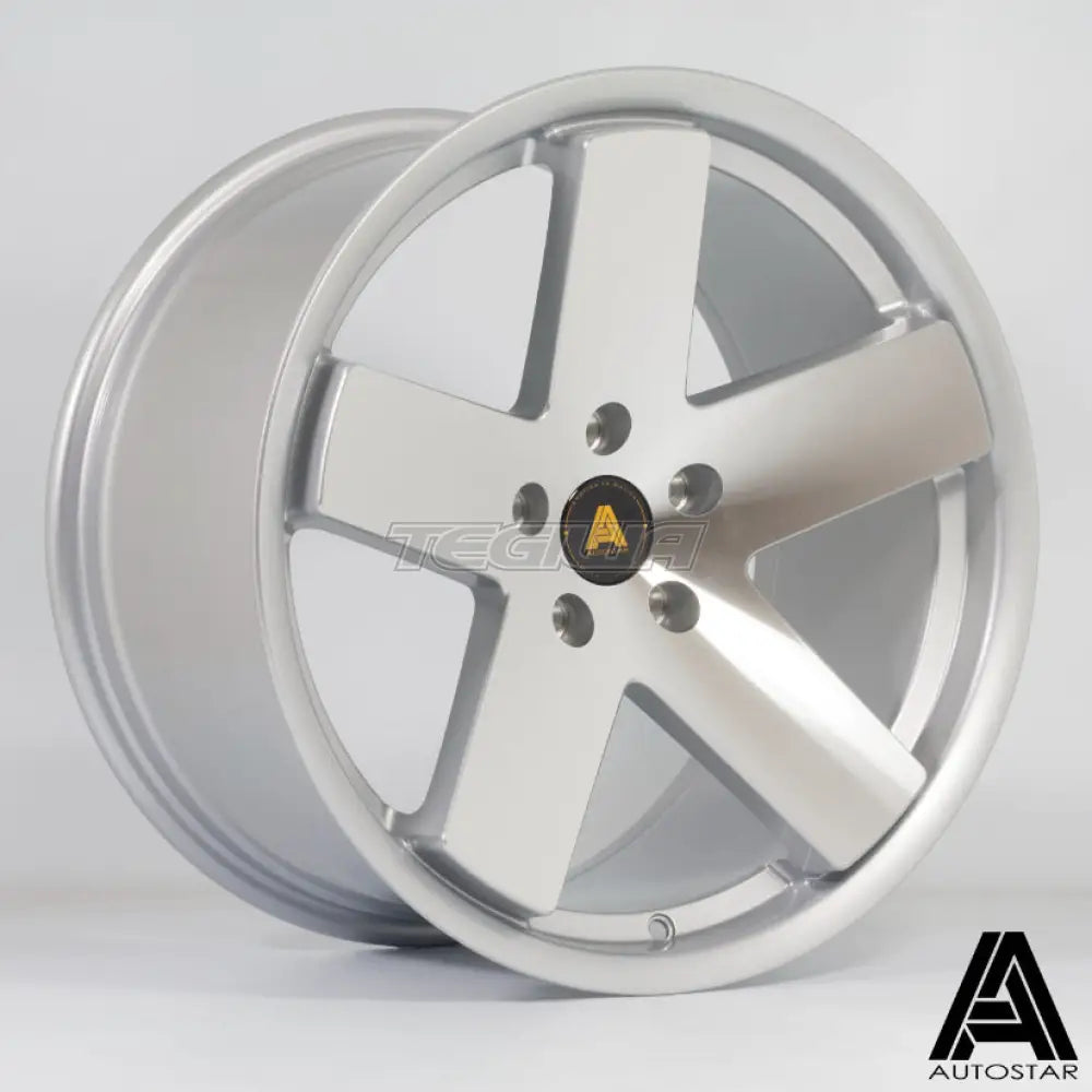 Autostar Euro Alloy Wheel 18x9.5 ET33 5x112 Silver Polished Face 73.1mm CB Alloy Wheels