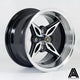 Autostar kanji Alloy Wheel 14x8 ET-5 4x100 Gloss Black Polished Face 67.1mm CB Alloy Wheels