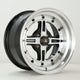 Autostar Kashiko Alloy Wheel 15x8 ET0 4x100 Gloss Black Polished Face 73mm CB Alloy Wheels