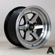 Autostar Magic Alloy Wheel 15x8 ET0 4x114 Gloss Black Polished Face 73mm CB Alloy Wheels