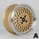 Autostar Minus Alloy Wheel 16x7.5 ET35 4x100 Gold Polished Lip 67.1mm CB Alloy Wheels