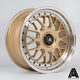 Autostar Monza Alloy Wheel 18x8.5 ET45 5x112,5x120 Gold Polished Lip 72.6mm CB Alloy Wheels