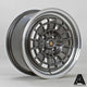 Autostar Roulette Alloy Wheel 15x7 ET35 4x100 Gunmetal Polished Lip 67.1mm CB Alloy Wheels
