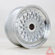 Autostar Silhouette Alloy Wheel 17x8 ET30 4x100,4x108 Silver Polished Lip 73.1mm CB Alloy Wheels