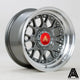 Autostar Sprint Alloy Wheel 15x8 ET0 4x100,4x114 Gunmetal Polished Lip 73.1mm CB Alloy Wheels