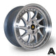 Autostar Vader Alloy Wheel 17x8 ET35 4x100 Silver Polished Face 67.1mm CB Alloy Wheels