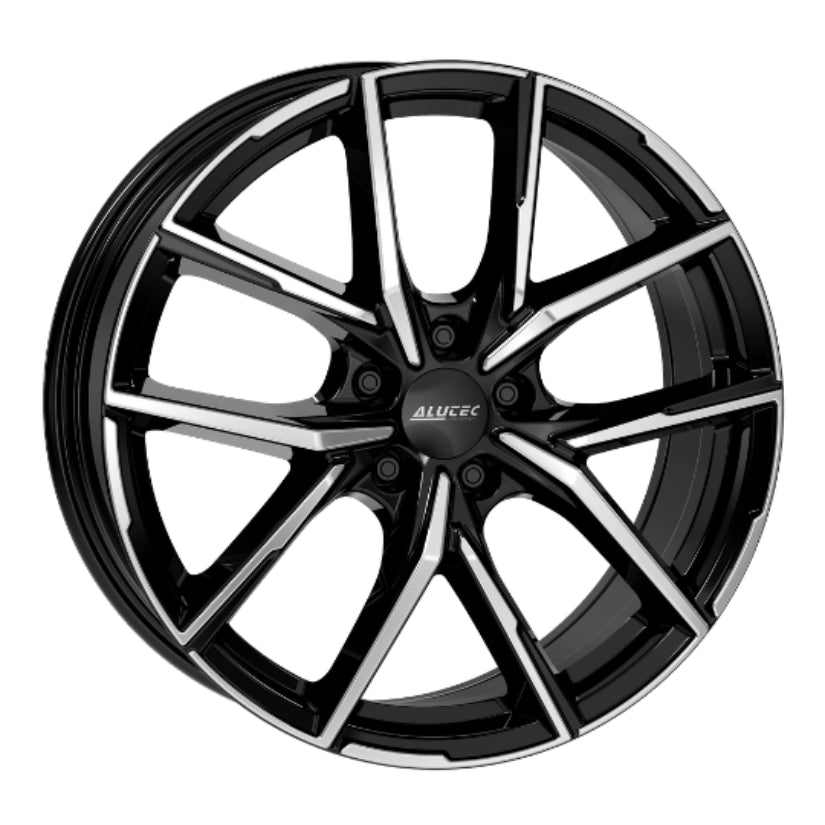 ALUTEC Aveleno Alloy Wheel 18x8 ET50 5x112 Diamond Black Polished 66.5mm CB