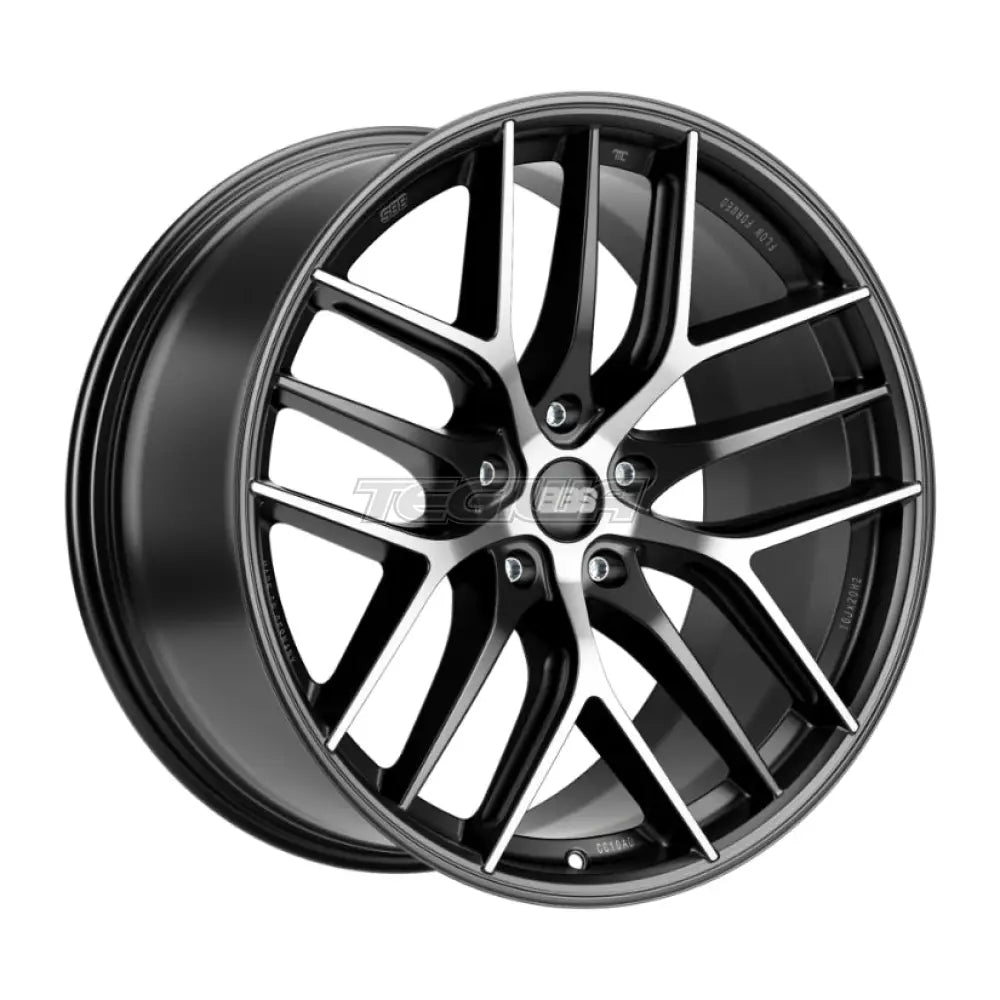 BBS CC-R AD Alloy Wheel 22x9 ET59 5x117 Satin Black Diamond Cut 70.05mm CB Alloy Wheels