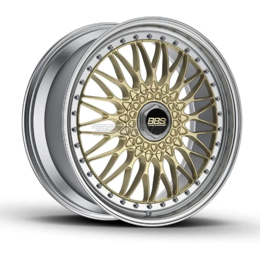 BBS Super RS Forged Alloy Wheel 20x8.5 ET45 5x112 Gold/Rim Diamond Cut 82mm CB Alloy Wheels