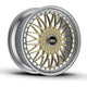 BBS Super RS Forged Alloy Wheel 20x8.5 ET45 5x112 Gold/Rim Diamond Cut 82mm CB Alloy Wheels