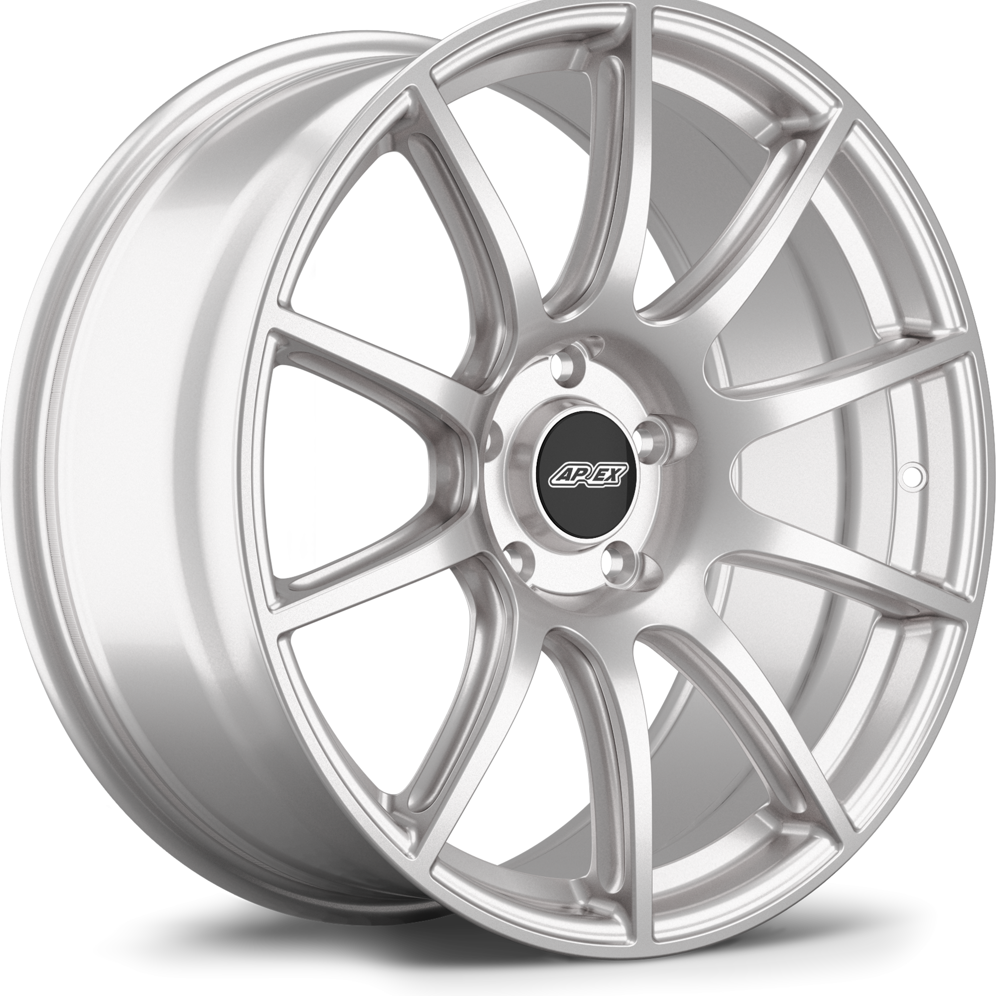 Apex SM-10 Alloy Wheel 19x9.5 ET33 5x120 Race Silver 72.56mm CB