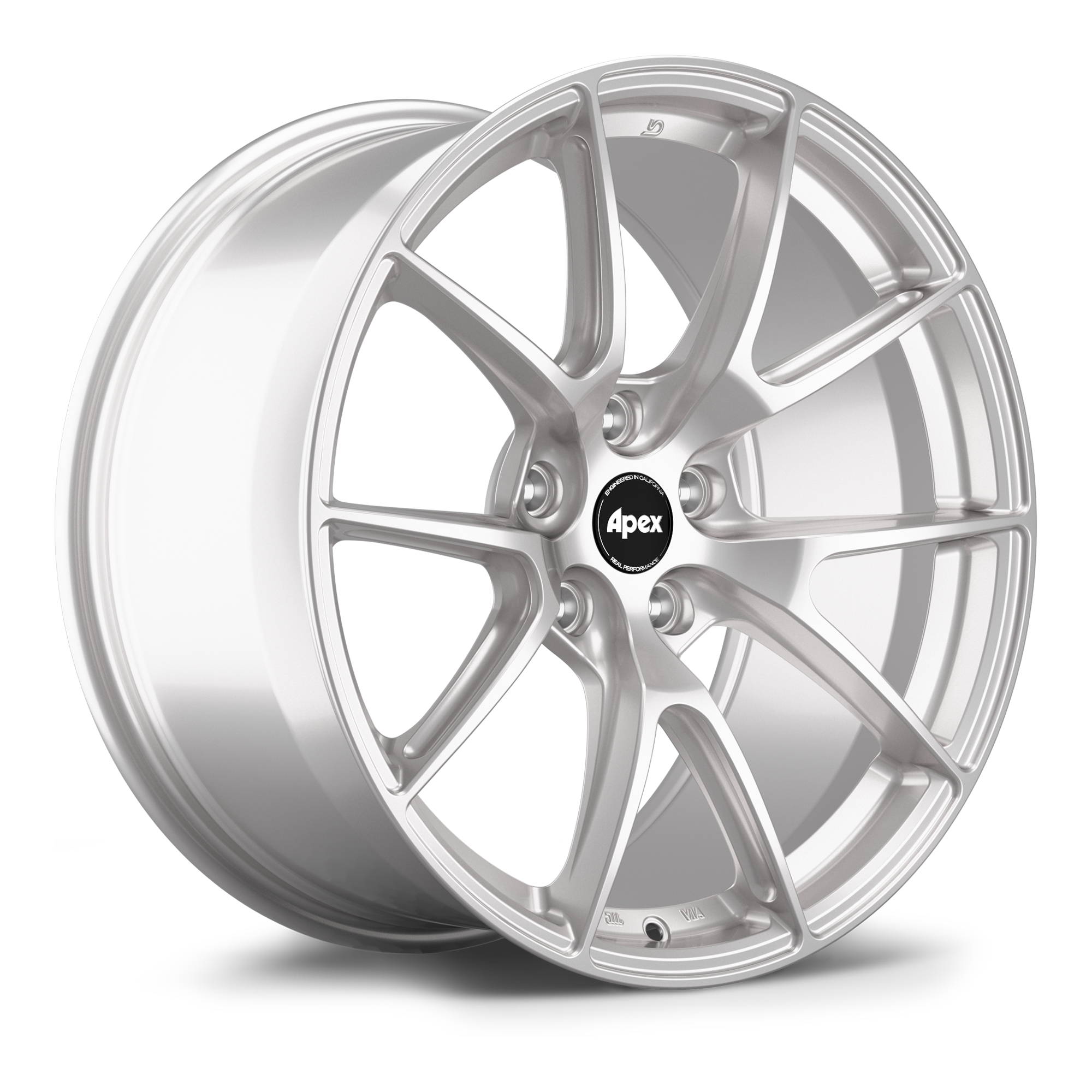 Apex VS-5 Alloy Wheel 19x10 ET38 5x112 Race Silver 66.6mm CB