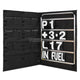 Bg Racing Standard Pit Board Kit And Bag Silver Frame / White Numbers Tools