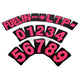 Bg Racing Standard Pit Board Number Set Pink Tools