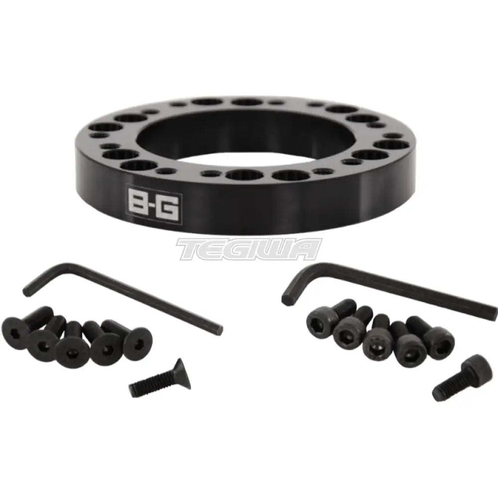 Bg Racing Steering Wheel 12.5Mm Spacer-Adaptor 6X70 / 6X74 Pcd (With Screws) Boss Kits