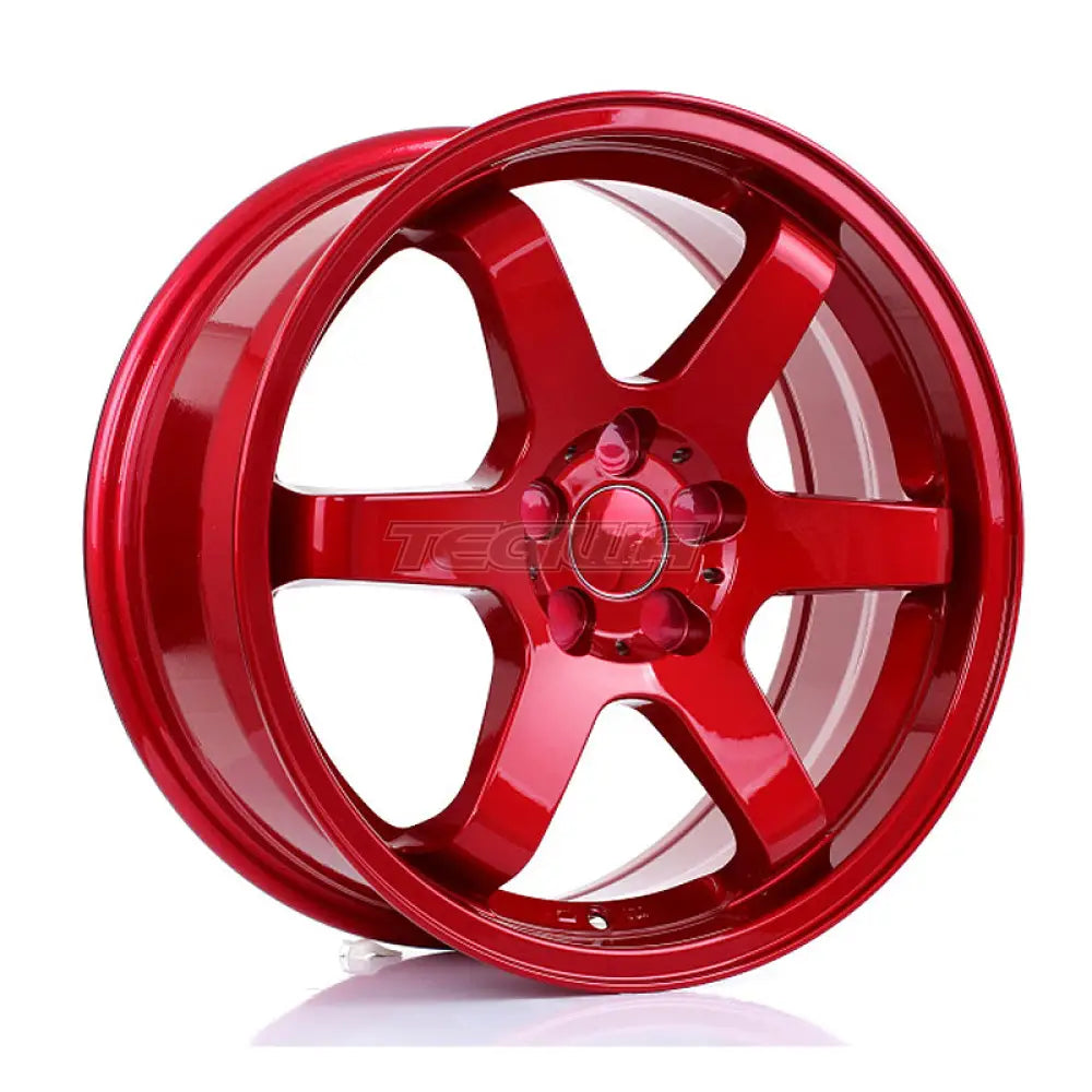 BOLA B1 Alloy Wheel 17x7.5 4x98 ET40 To 45 73.1mm CB Candy Red Alloy Wheels