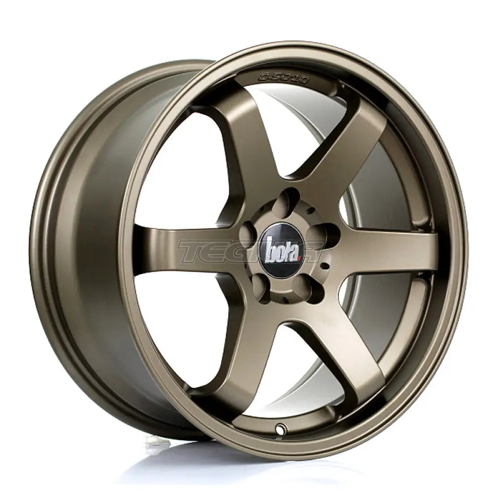BOLA B1 Alloy Wheel 18x8.5 5x112 ET35 To 45 67.1mm CB Matt Bronze Alloy Wheels